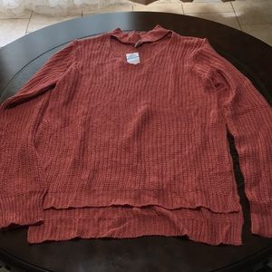 Planet Gold Peach Knitted Sweater/Top Size XL